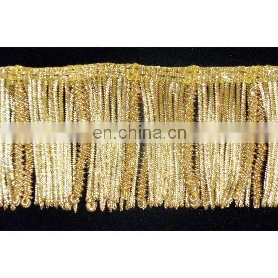 Gold Bullion Fringe | Metallic Fringe | Flag Fringe | Millitary Fringe