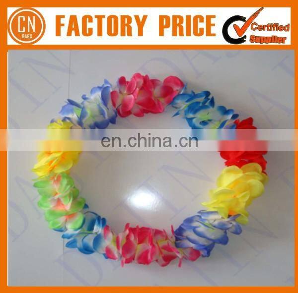 Wholesale Wreathe Lei Promotional Decorative Hawaii Flower Necklace Lei
