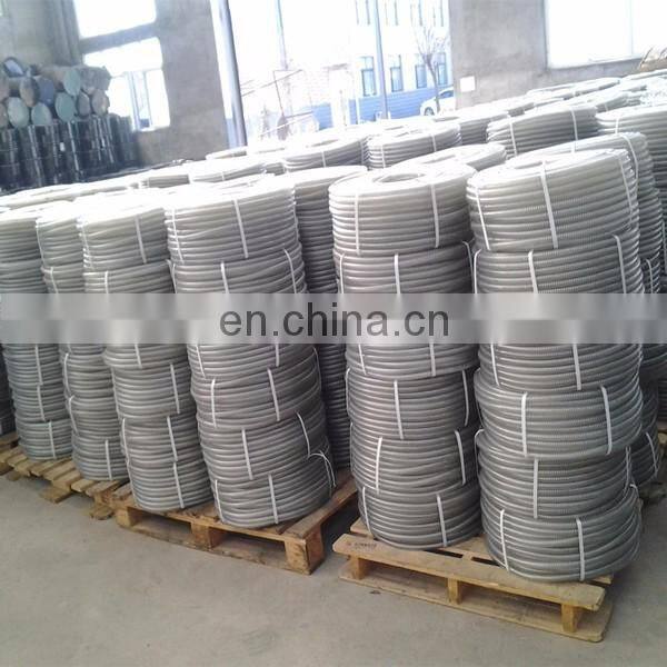 Food grade transparent fabric steel wire reinforced spring pvc hose pipe