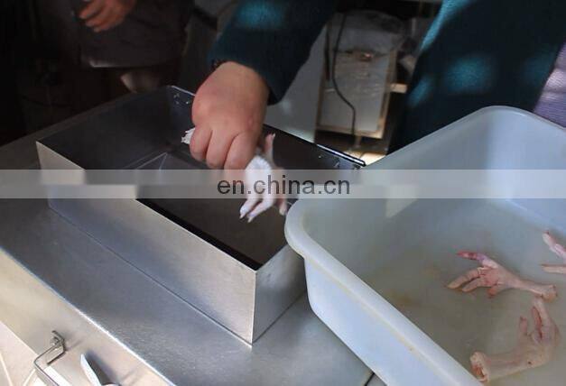 Factory Direct Sale Stainless Steel Electric Chicken Feet Wing Cutting machine