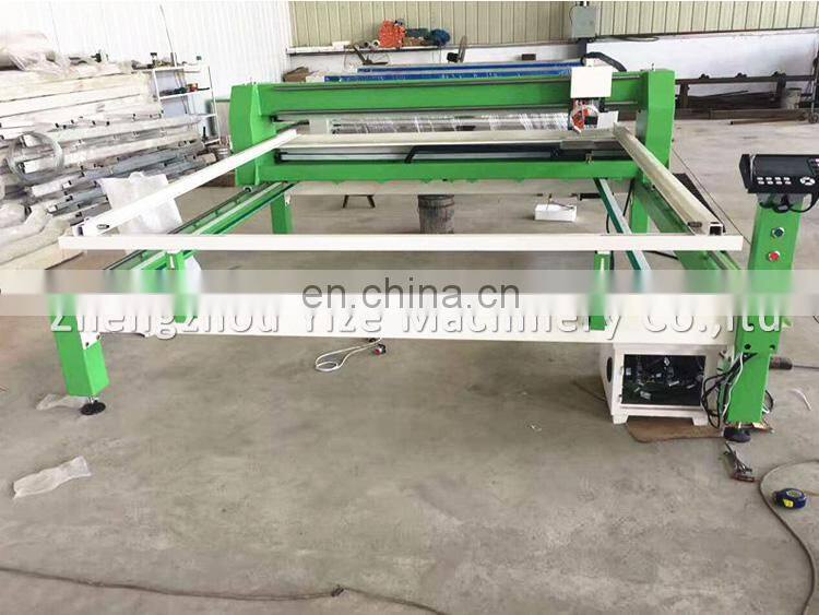 LCD Screen Computerized Single needle quilting frame single head quilting machine price mattress sewing machine