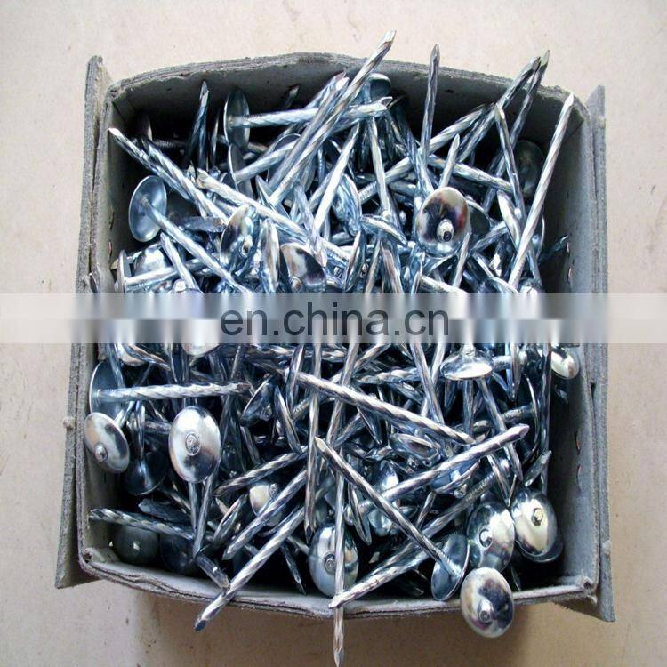 Hot dipped galvanized Roofing Nails With Umbrella Head