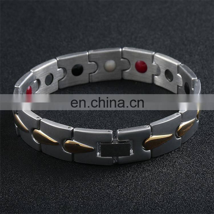 Wholesale pain relief magnetic bracelet stainless steel
