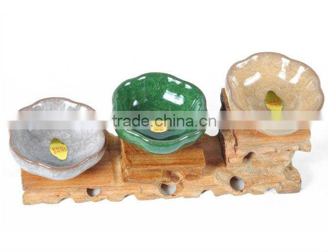 Ice Cracks Gongfu Teacup,heart shape tea bowl 30ml