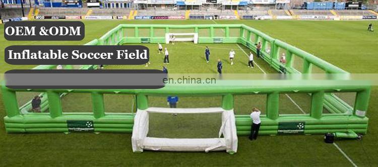 Portable Shooting Targets Inflatable Soap Water Polo Field Inflatable Indoor Rugby Soccer Football Field for Sale