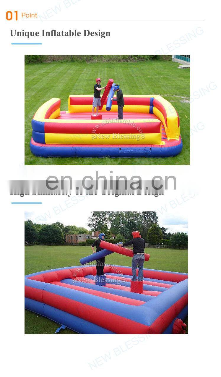 Inflatable gladiator game, inflatable sport fight for commercial rental /activity