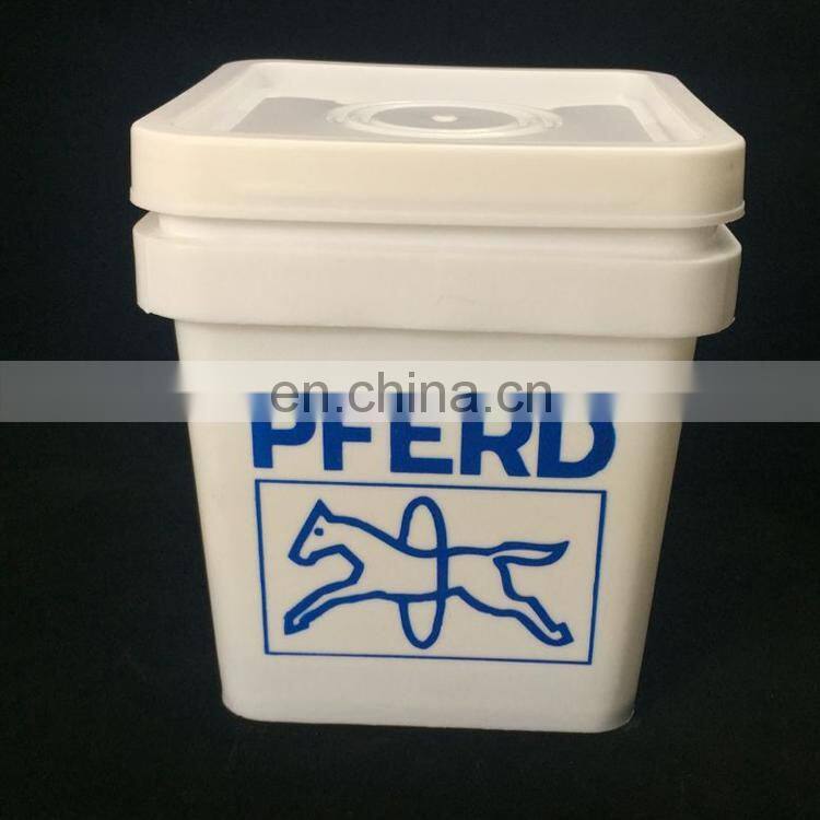 Wholesale custom 4L rectangular plastic paint bucket