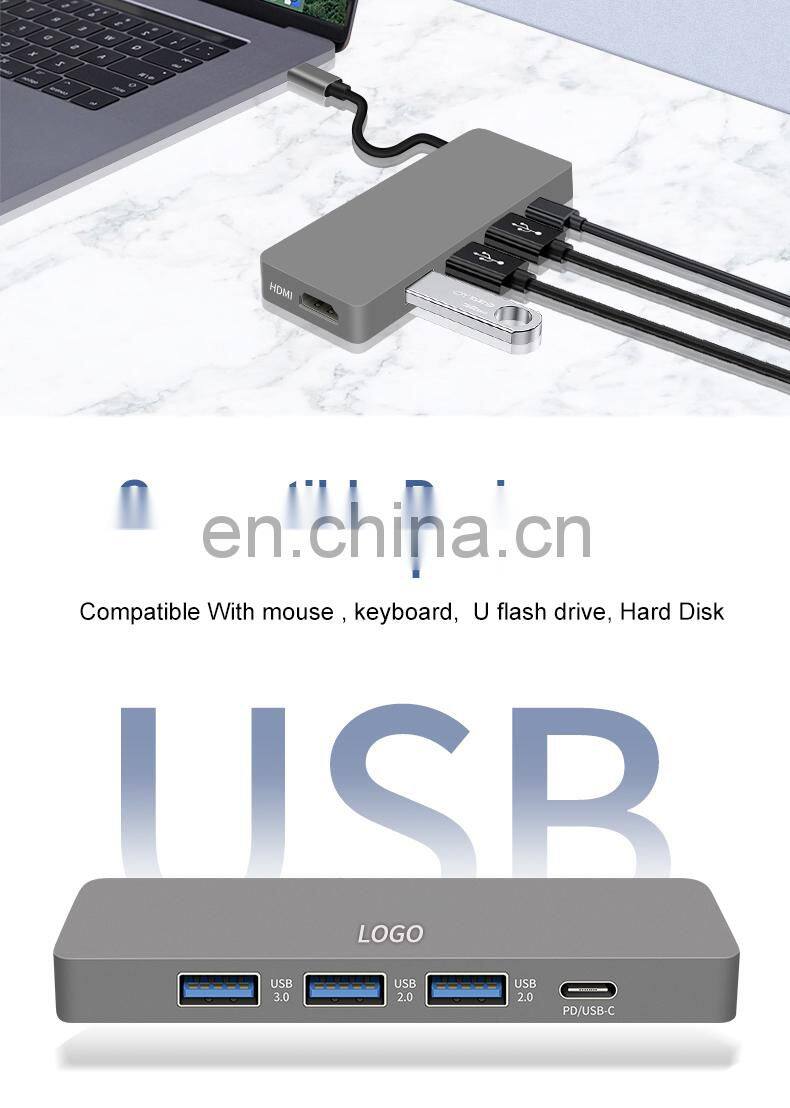 Shenzhen Usb Hub 3.0 With 2020 New For Laptop Computer Multifunction Wholesale Charging Phone Dock Station For Laptop Usb C Hub