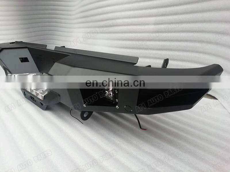 Black Powder Coat Rear Bumper For Hilux REVO  VIGO