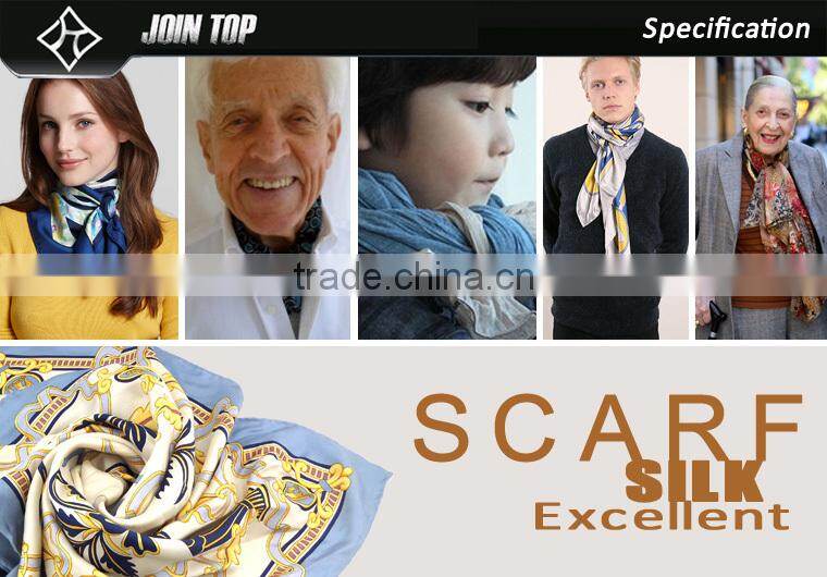 Lady digital print custom design chiffon scarf