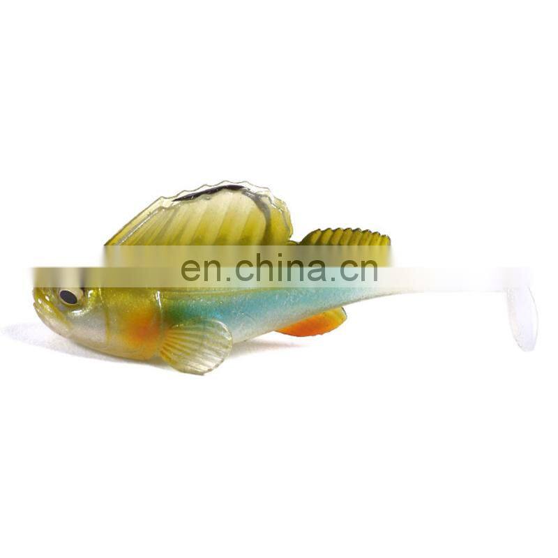 7 cm 14g Paddle Tail Boleophthalmus Pectinirostris Linnaeus Fish Soft Vibe fishing bait lure