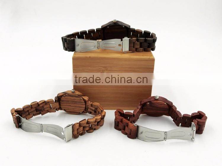 2016 new design natural wooden environment friendly women man unisex wrist watch