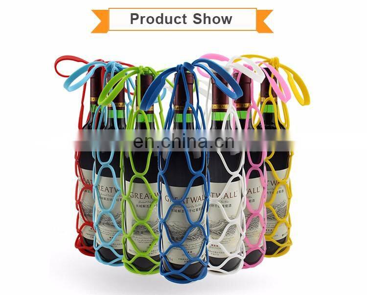 Eco-Friendly Silicone Barware Wine Bottle Carrier