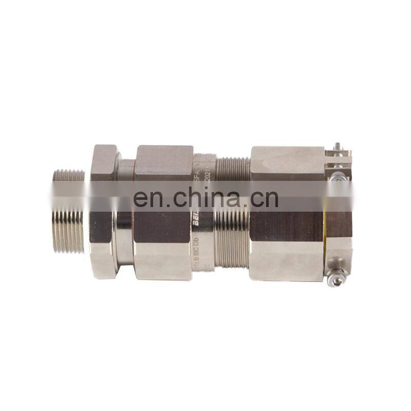 Direct Factory Flameproof Double Locking Single Sealing Stuffing EMC Cable Connector Gland Manufacturer