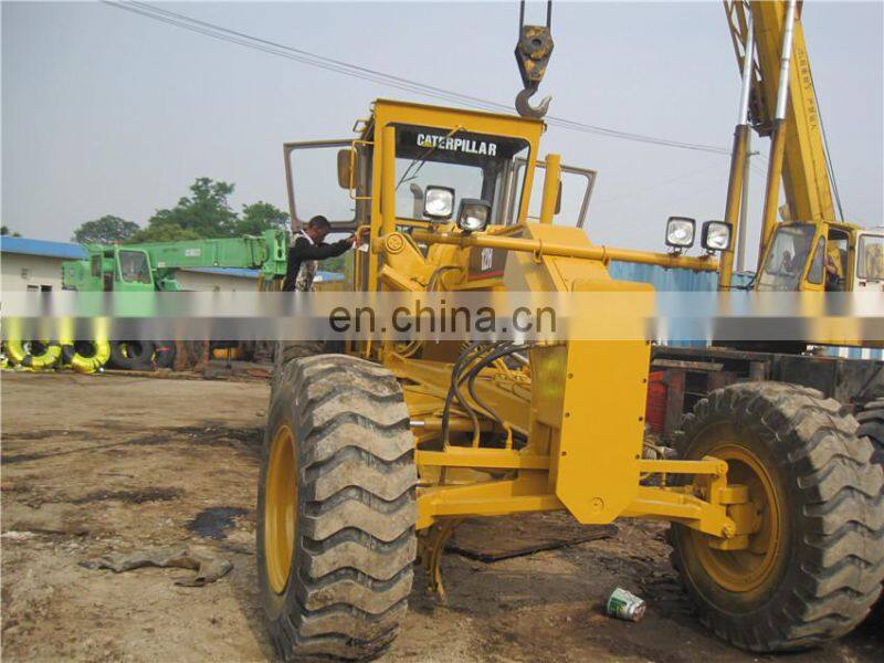 USA original CAT 12H motor grader loading, Caterpillar 12H load to Nigeria95% new cat 12H grader loading price cat machinery rcm