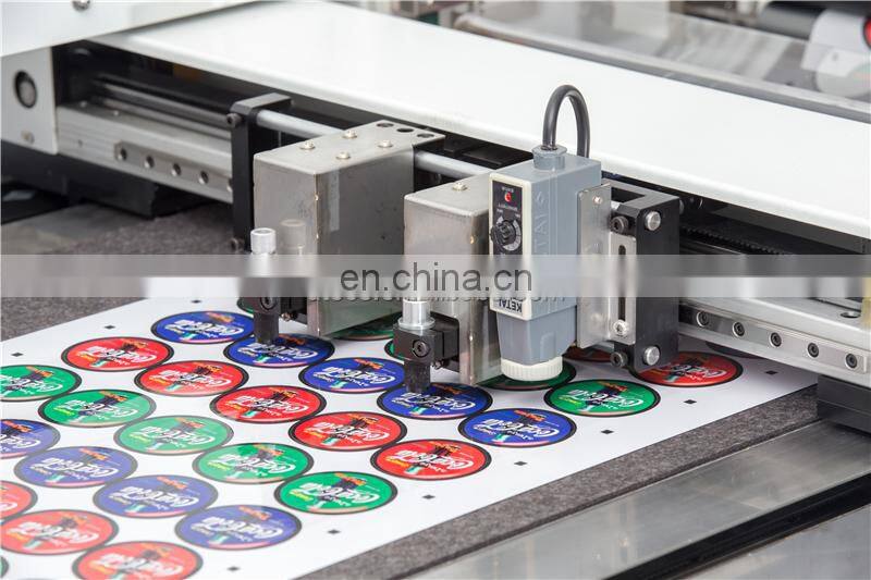 UD320 Automatic medicine Hangtag hang tag label Digital Die Cutting Machine, PAPER PP PE FILM roll sticker rotary die cutter