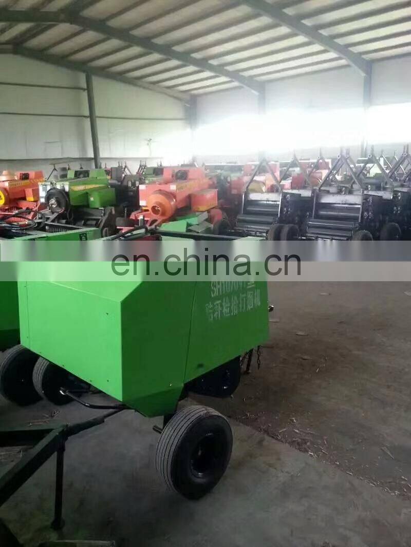 New style Factory direct cheap price mini round hay baler straw baler for sale