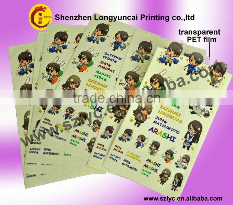 Eco-friendly cartoon labels printing