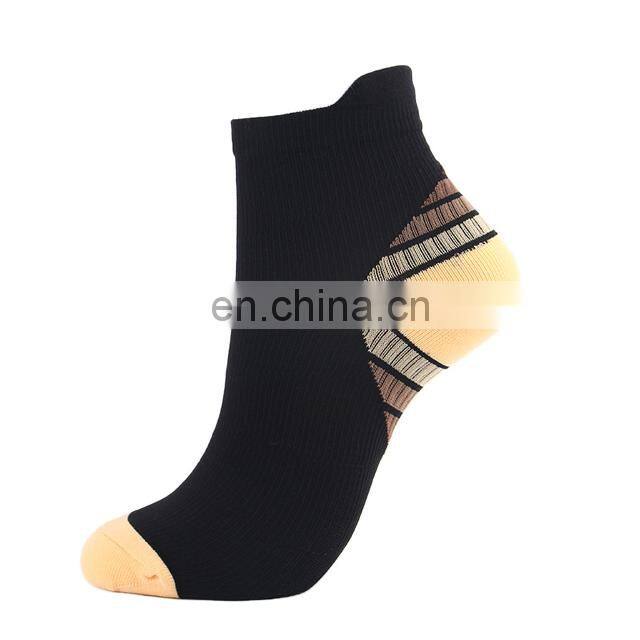 Full Cotton Comfort Basketball Custom Compression Ankle Low Cut Men's Running Socks