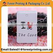 2014 hot selling clothing price tags&paper garment hang tags&paper hang tags