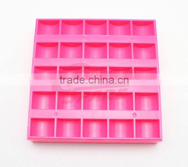 Low price high quality foldable pu coin tray