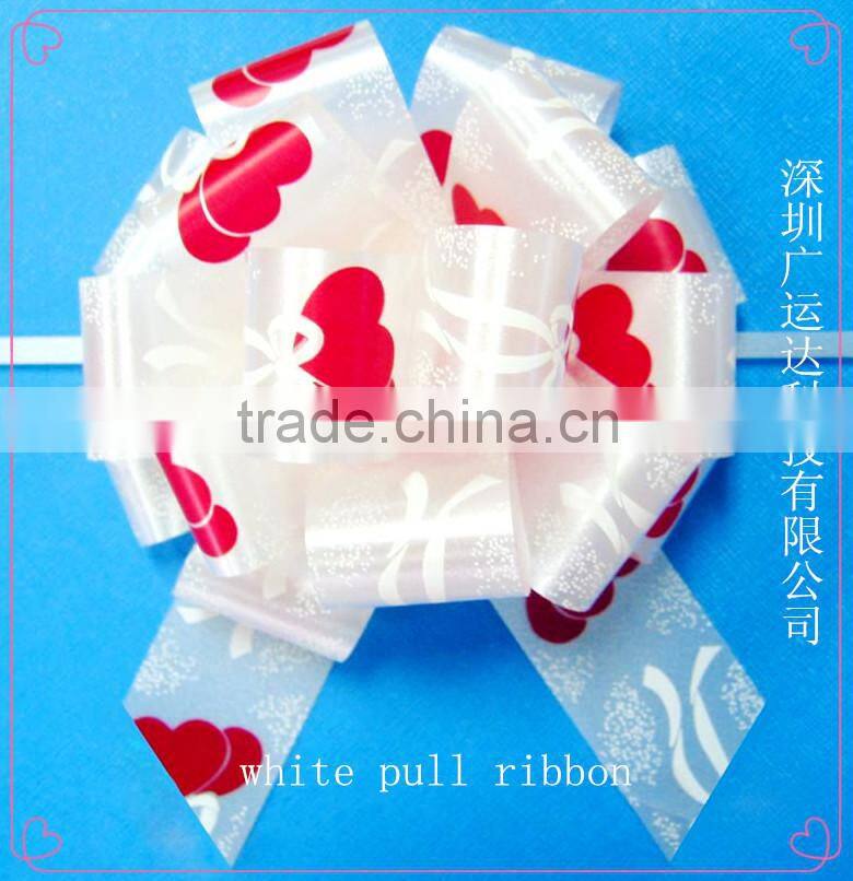 Blue Holographic PET Star Bows Ribbon for Outdoor Decoration or wrapping