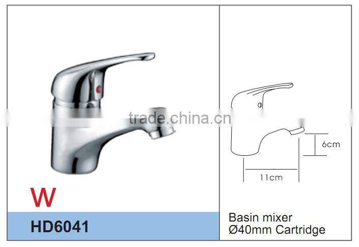 HD6041 40mm Watermark Australian Standard WELS Hot/Cold Mixer Water Tap Basin Kitchen Bathroom Wash Faucet Basin Mixer