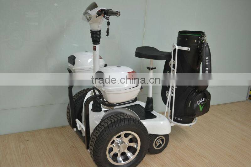 2013 new style upgrade cheap foldable FOUR wheel golf car