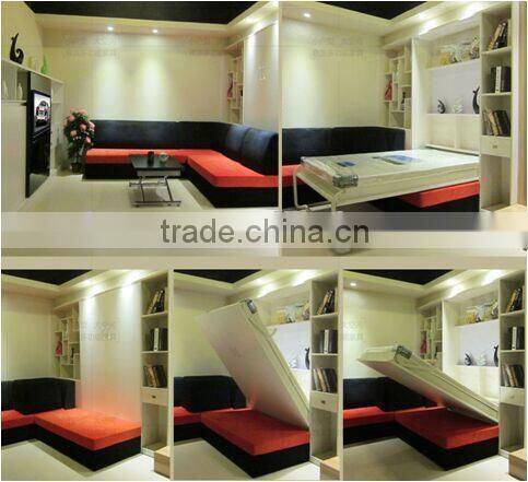 modern transformable murphy bed wall bed with sofa