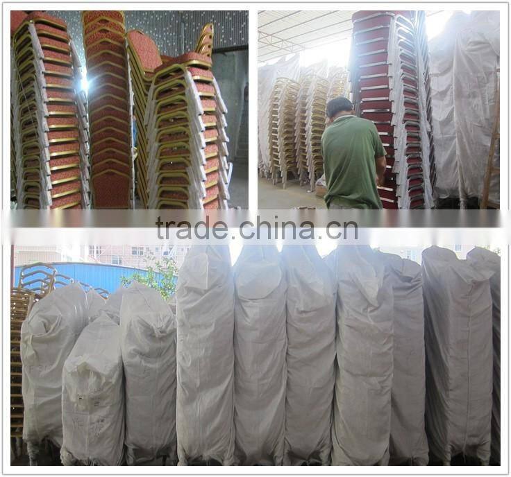 Hot furniture aluminum frame stacking gold cheaper banquet chair for sale