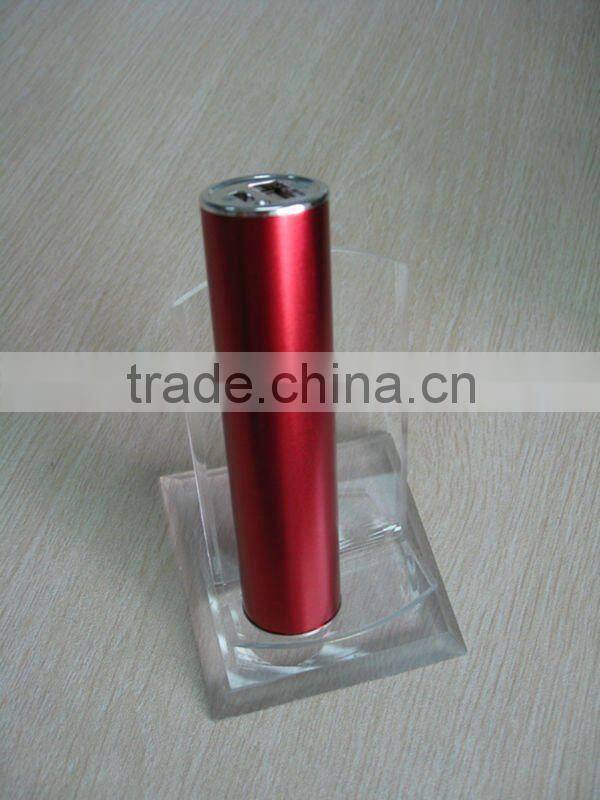 Cylindrical OEM power bank 3000mAh for all mobilephone PB001