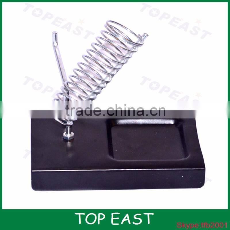 TOPEAST Solder Soldering Iron Metal Stand Holder & Heavy Duty Black Base