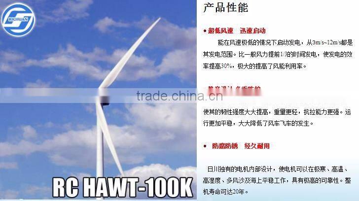20 kw horizontal wind turbine