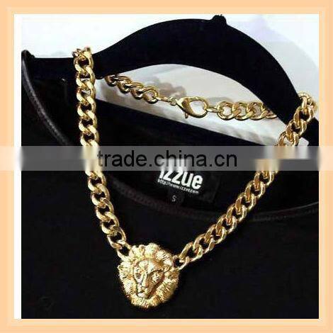 Lion Head Necklace 2013 Newest necklace