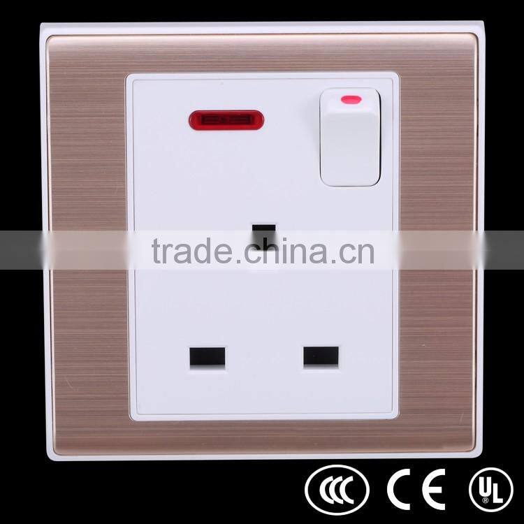 Made in China universal electrical wall outlet, gfci outlet ,british socket