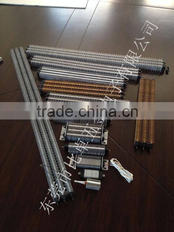 PTC non-surface-electrified heating parts for air-conditioner air curtain disinfection cabinet