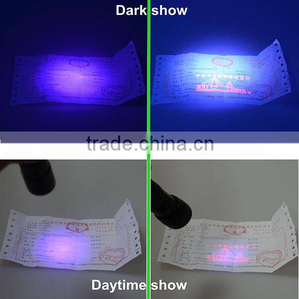 LED UV Flashlight Small 380-385nm Wave Band 21 LED UV Flashlight