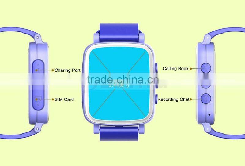 Colorful 1.44inch Screen Kids Phone Wrist Watch Mobile Phone GPS Child Locator Watch