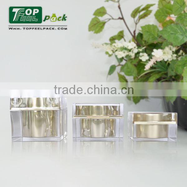 hot sale 30g/50g80g cosmetic platic empty jar with high quality and pocket carrying