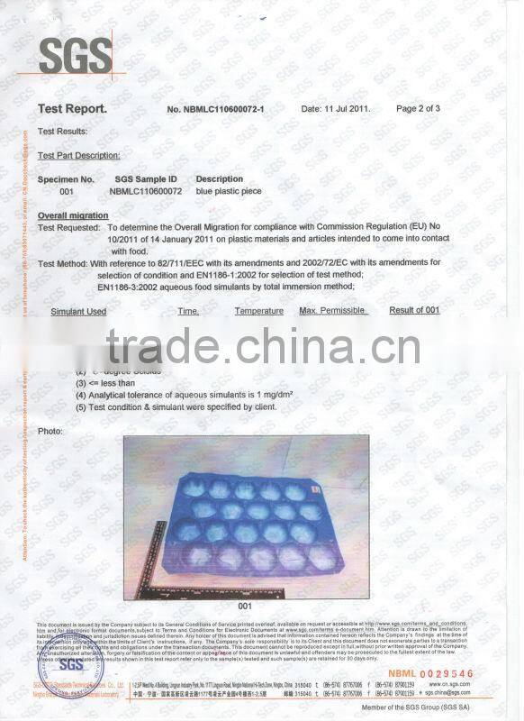 Plastic Insert For Food