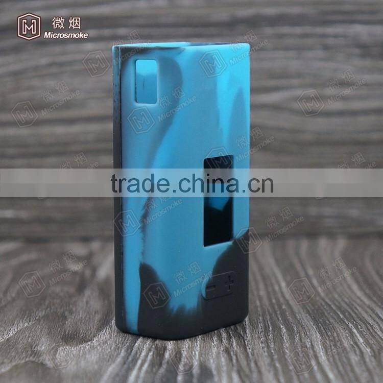 Cuboid Mini tc box mod silicone case Colorful microsmoke brand 100% silicone case/skin wholesale free shipping