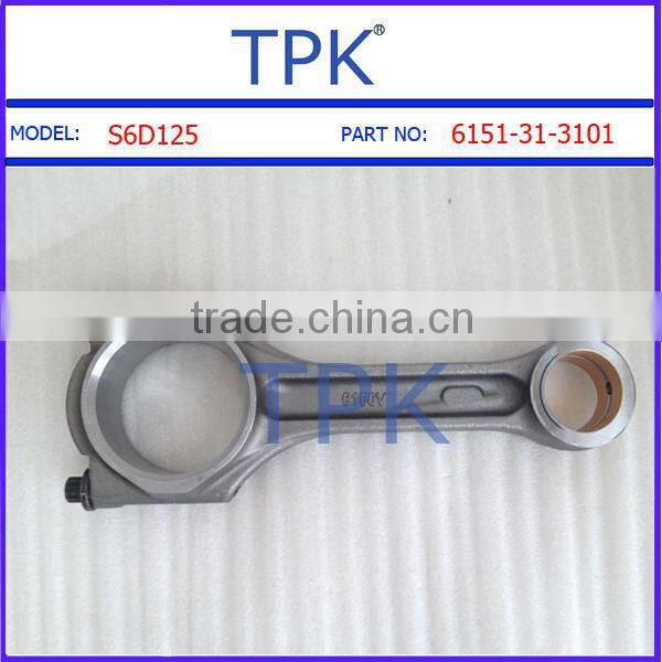 Komatsu S6D125, S6D125-1 connecting rod, 6151-31-3101,6151-31-3200