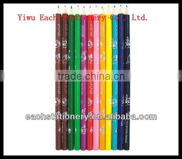 7" Plastic Shrink Film Mantle Color Pencil Color Lead Pencil