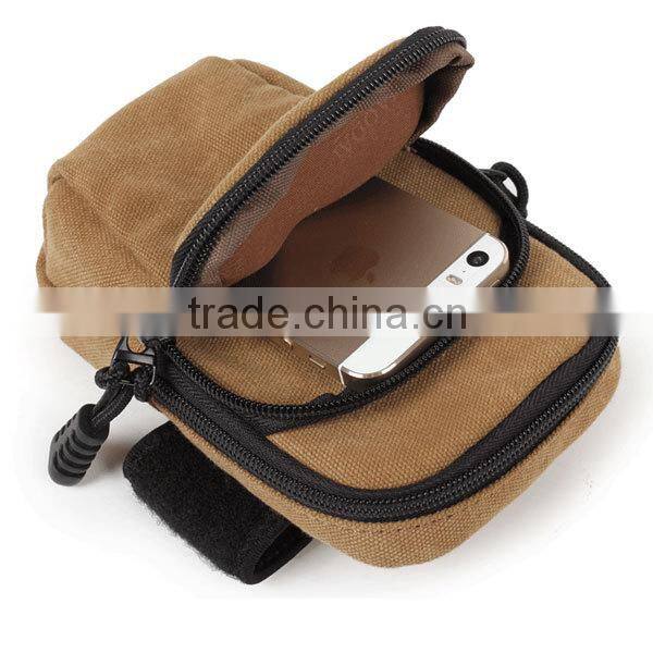 fashion running waist bag cheap canvas sports bag men cycling waist bag