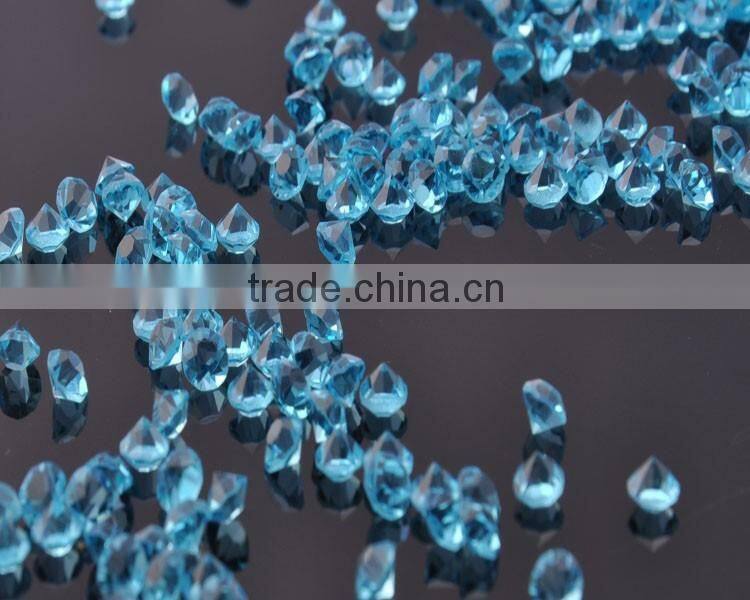 Diamante confetti, clear crystal point back chatons for for decoration