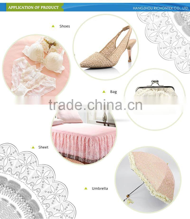 Widely Used Multi-function Popular Korean Lace Fabric