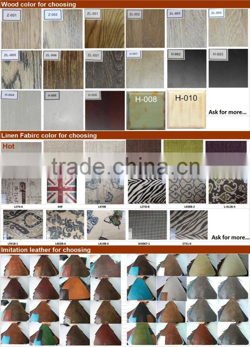 Antique Leisure wooden green oak leather armchair