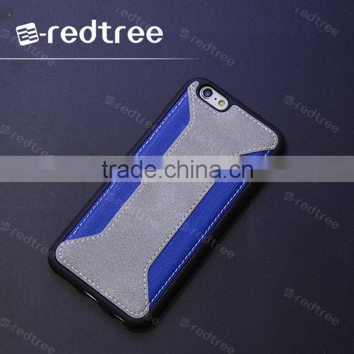 pu card holder tpu mobile case for iphone 6