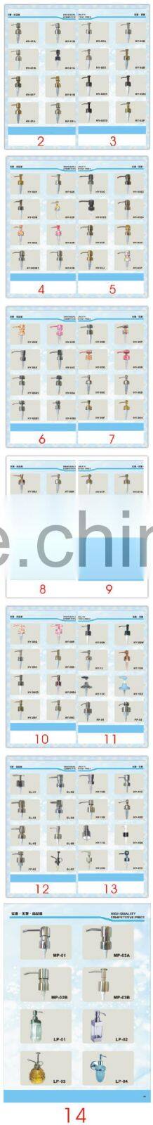 Brass Soap Dispenser Pump Top With Chrome Finishing (28/400)