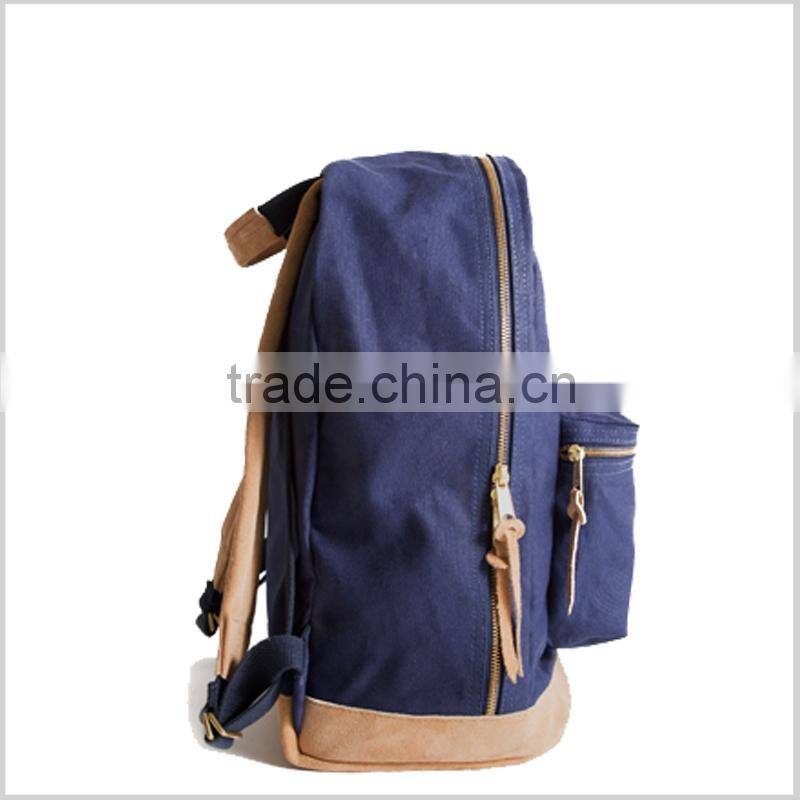 high quality cheap canvas backpack/wholesale backpack/canvas school backpack